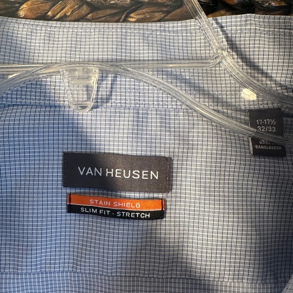 NWT Van Heusen Men’s Button Down Shirt Size XL - Picture 6 of 10